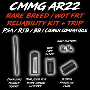 AR-22 FRT reliability kit for Rare Breed and WOT triggers with trip sled and components (22LR compatible)