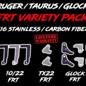 FRT Variety Pack - Ruger 10/22 FRT + Glock Carbon Fiber FRT Combo + 2x Taurus TX22 FRTs