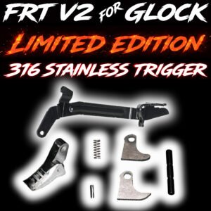 Glock FRT stainless steel trigger kit forced reset