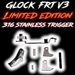 Glock FRT stainless steel trigger kit forced reset