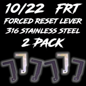 Ruger 10/22 FRT 2 pack forced reset lever 316 stainless steel
