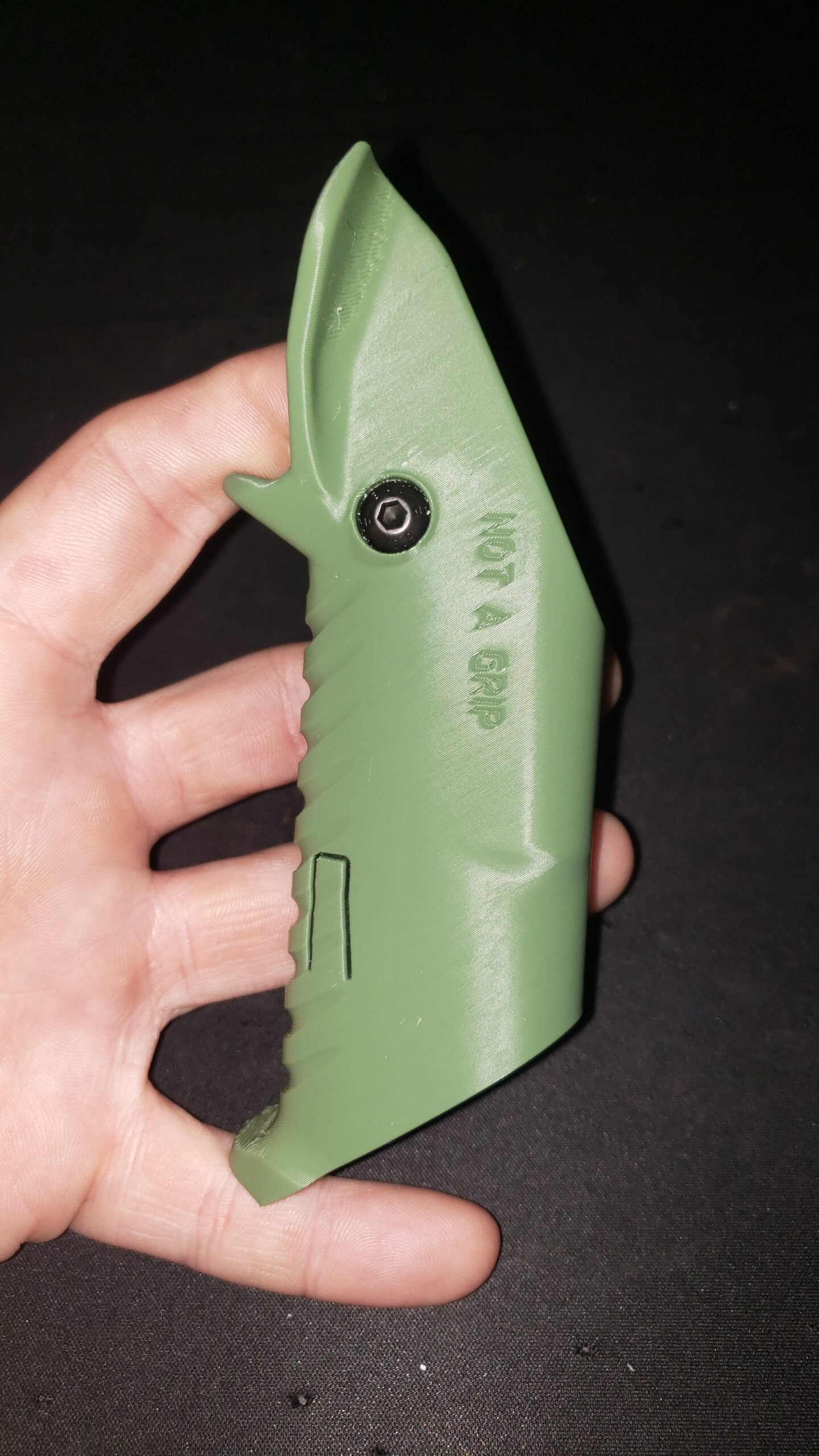 TX22 OD GREEN NOT A GRIP LEFT SIDE