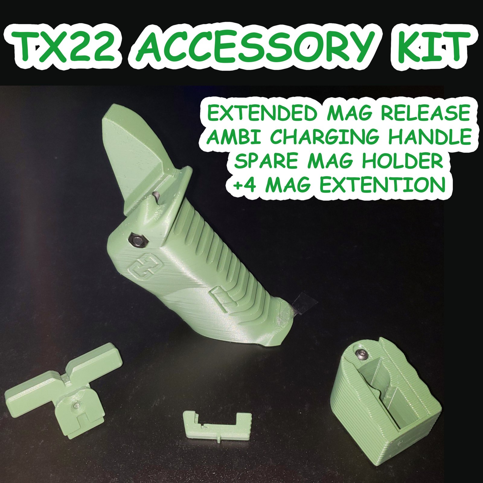 TAURUS TX22 OD GREEN ACCESORY KIT