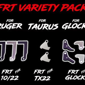 FRT Variety Pack for Glock, Ruger 10/22, and Taurus TX22 Forced Reset Triggers